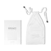 Pearl white drawstring carry pouch for Drowsy silk sleep mask