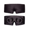Two Black Jade - Eyelash Protecting Masks by us.drowsysleepco are shown on a white background—one displays the brand, and the other reveals contoured eyecups and padded sockets for eyelash protection.