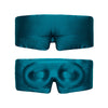 The Green Sapphire - Eyelash Protecting Mask by us.drowsysleepco is shown front and back. The smooth front has “DROWSY” embroidery, while the back features padded eye contours and a nose opening for comfort.